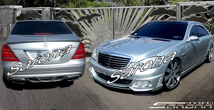 Custom Mercedes S Class  Sedan Body Kit (2007 - 2013) - $2470.00 (Manufacturer Sarona, Part #MB-070-KT)